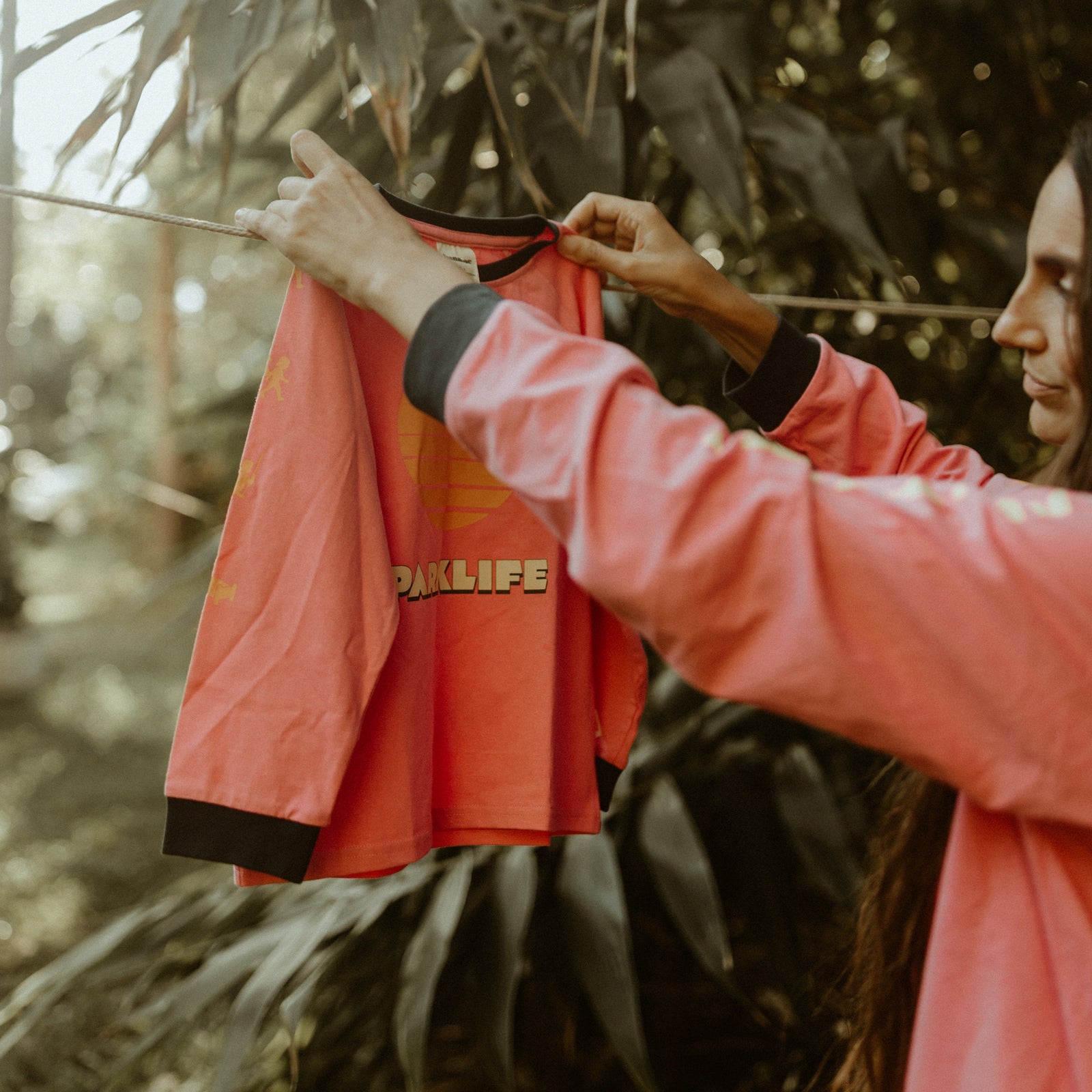 Parklife Kids Long Sleeve Tee - Peony | Banabae