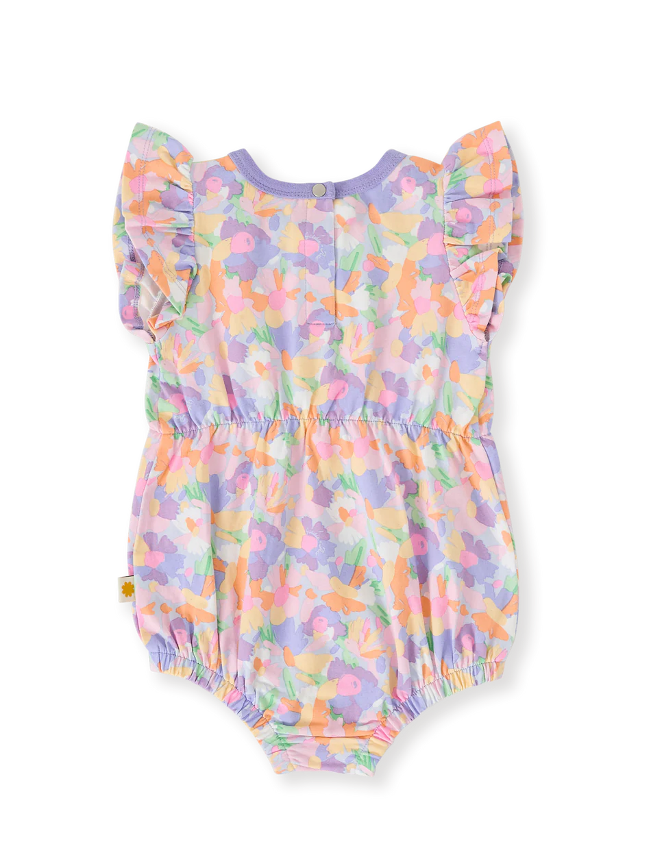 baby girl romper floral