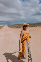 Patchwork Singlet Ginger Gingham