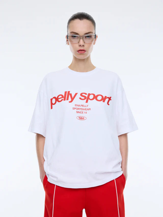 Pelly Sport Tee White by Ena Pelly