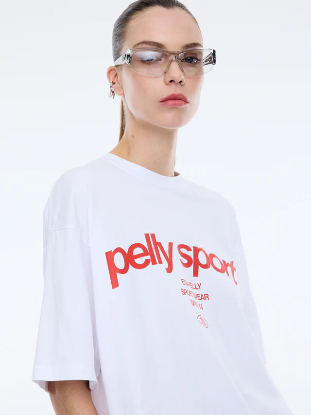 close up of Pelly Sport Tee by Ena Pelly