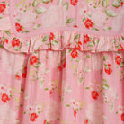Print detailing on the Pippa Top - Fabulous Blooms Pink | Alex & Ant