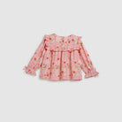 Back view of the Pippa Top - Fabulous Blooms Pink | Alex & Ant