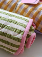  Pistachio Seersucker Playmat by Mosey Me 