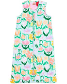 Popping Flowers Green Sleep Bag 2.5 Tog by Kip & Co