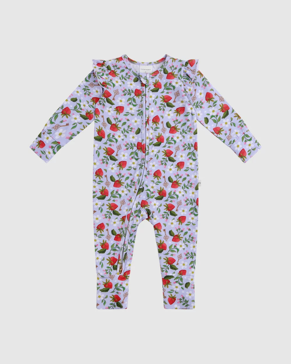 Precious Frill Coverall - Violet | Fleur Harris