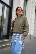 Bec Knit Collared Pullover - Oat Marle by Ceres Life