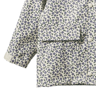 Close up of bottom of Raincoat Briarwood Heron Print | Nature Baby