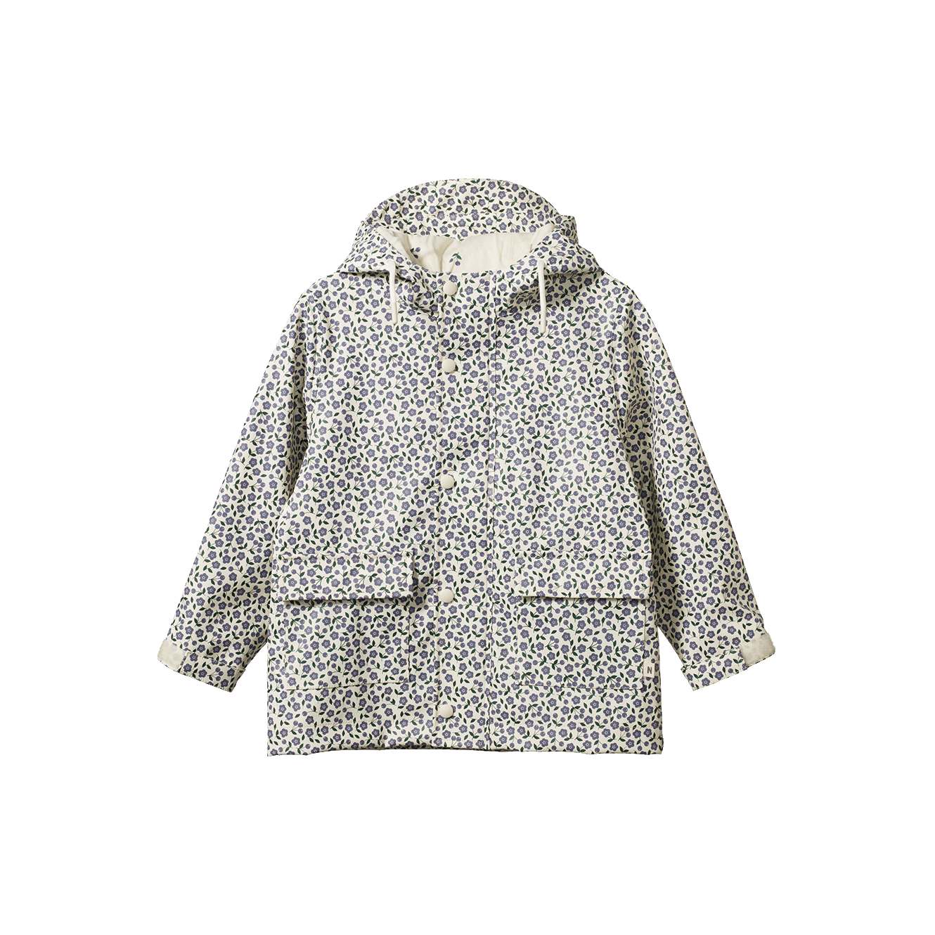 Raincoat Briarwood Heron Print | Nature Baby