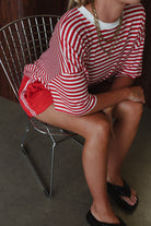 red terry towelling shorts - Pool Bar Short by By Billie