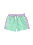 retro sporty shorts in lilac