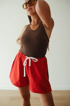 Rib Tank – Walnut Brown by Billie