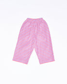 Back view of the River Pant Candy Stripe - Pink | Walnut