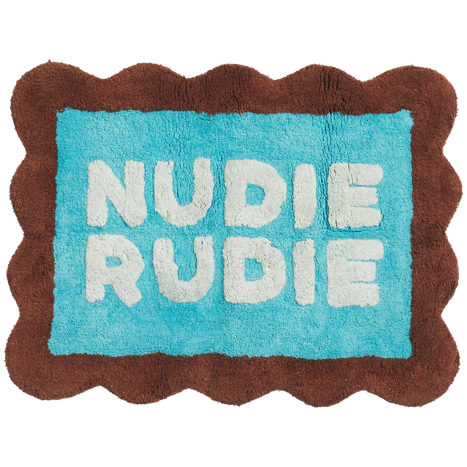 Romy Nudie Bath Mat Mini - Turquoise by Sage & Clare