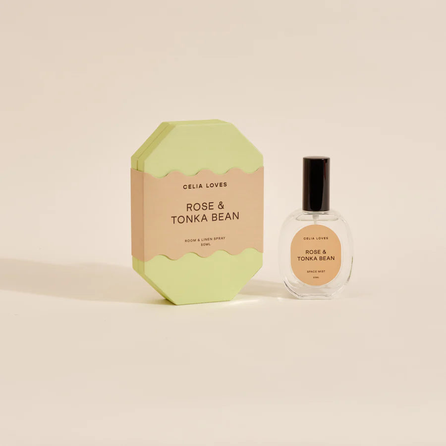 Rose and Tonka Bean room spray