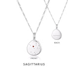 Zodiac Necklace Sterling Silver by Linda Tahija - Sagittarius