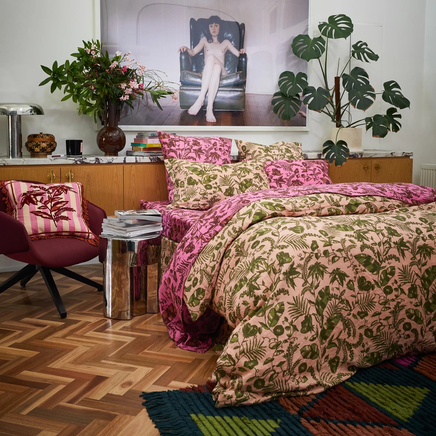 Safia Linen Pillowcase Set Tiramisu By Sage & Clare
