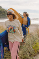 'Saline Shrine' By Angie Samblotte x Atmosea - Artist Oversized Longsleeve Tee | Atmosea by Atmosea