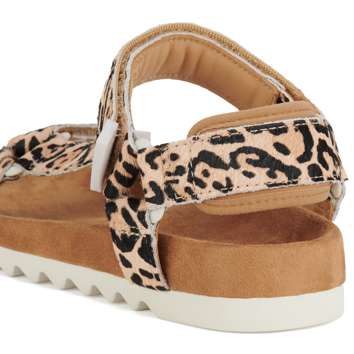 Sandal Tooth Wedge Neutral Leopard by Rollie