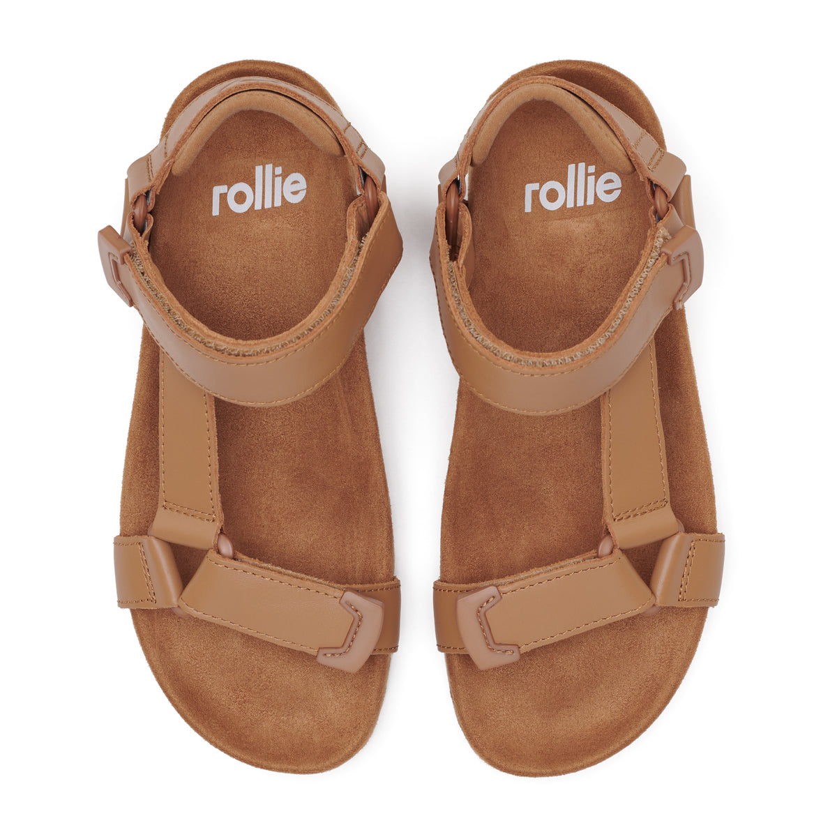 the most comfortable and supportive womens leather sandals - Sandal Tooth Wedge Soft Tan by Rollie