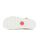 white sole details of Sandal Tooth Wedge Bone Croc by Rollie