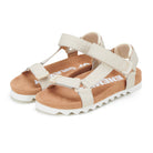 high quality womens leather sandals with support - Sandal Tooth Wedge Bone Croc by Rollie