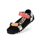 Sandal Tooth Wedge Multi Leopard by Rollie