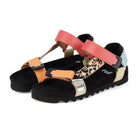 Sandal Tooth Wedge Multi Leopard by Rollie