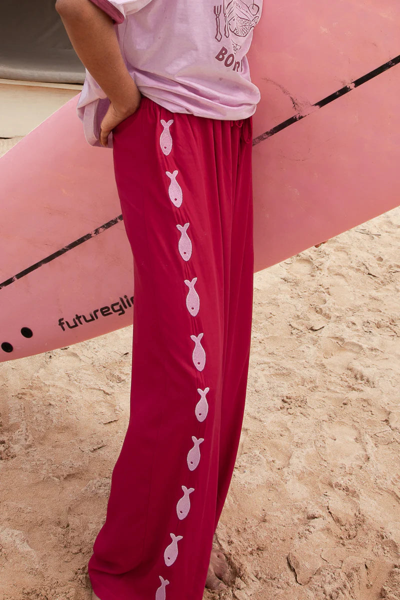 model wearing Sardine Pants by Palm Collective