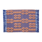 Sawa cotton bath mat in ultramarine colour by Sage x Clare