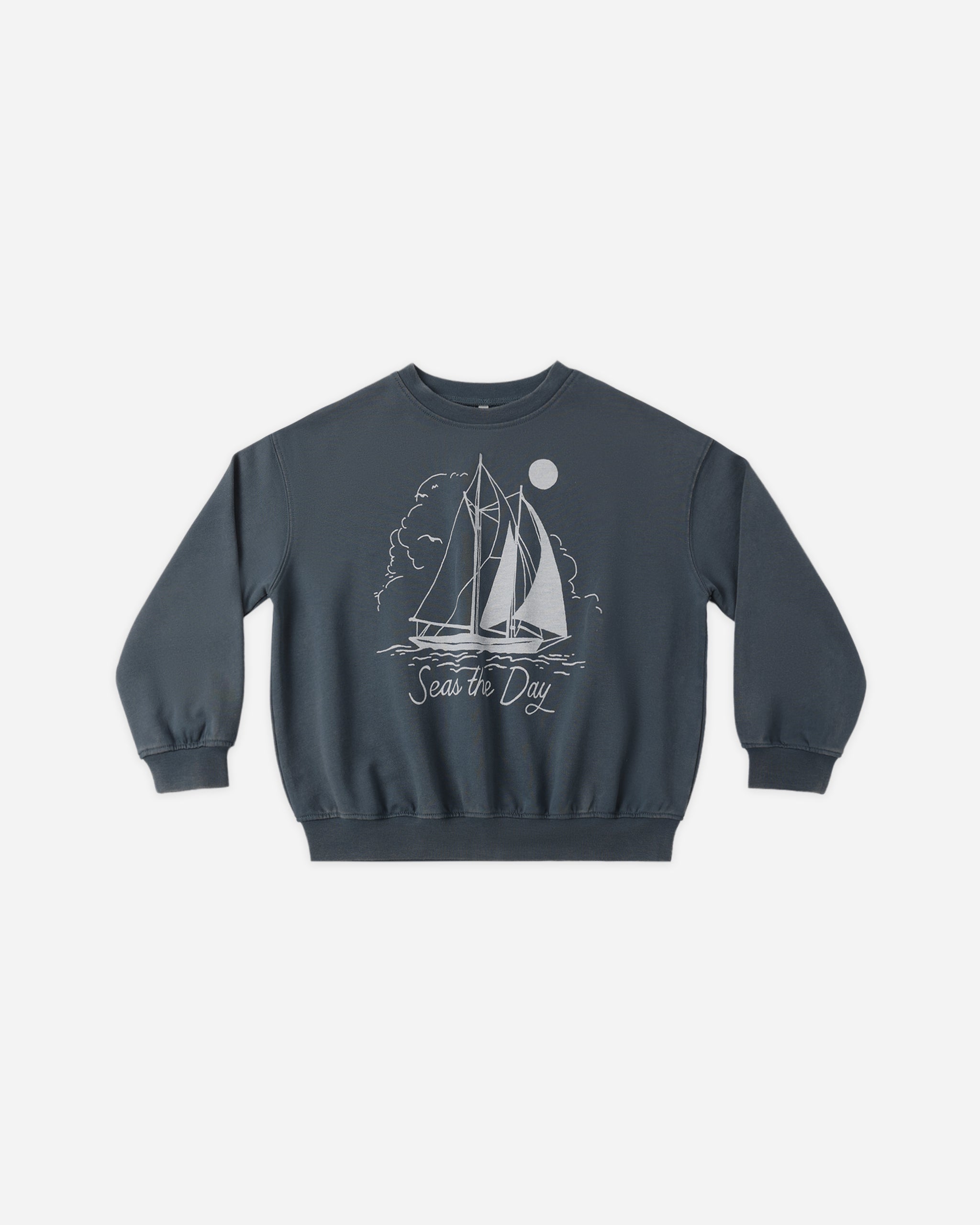 Front view of the Seas The Day Sweatshirt  | Rylee + Cru