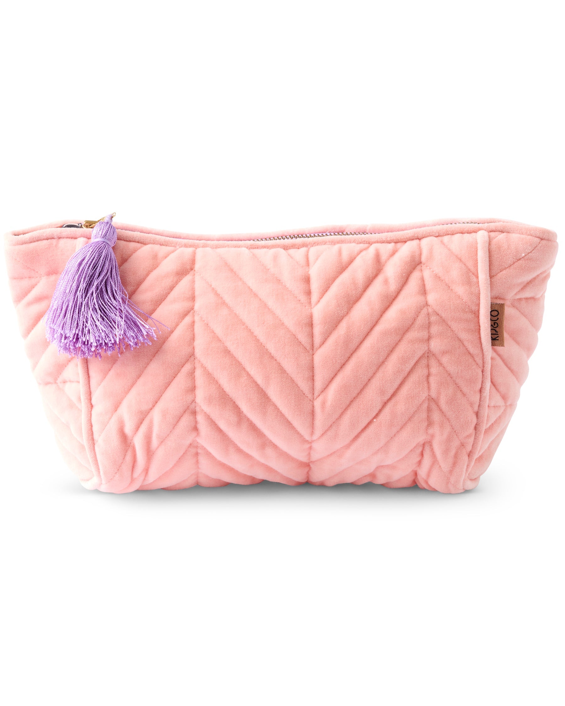 Sherbet Velvet Toiletry Bag by Kip & Co
