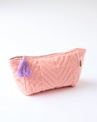 Sherbet Velvet Toiletry Bag by Kip & Co