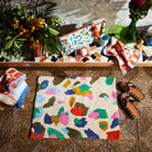 Colourful and spotty bath mat from Sage and Clare