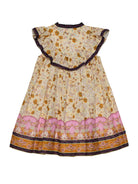 Somerset Dress by Tutu Du Monde with floral vintage print in pink, rust and cream colours