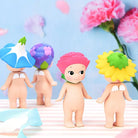 Sonny Angel Flower Series One featuring Morning Glory, Hydrangea, Carnation and Sunflower.