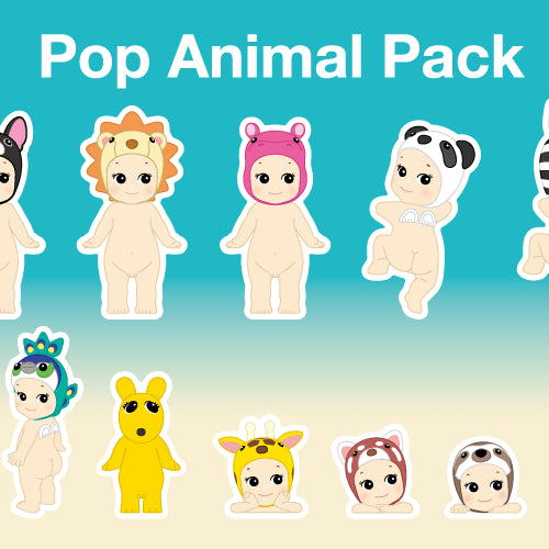 Sonny Angel Sticker Pack Series 1 Pop Animal Pack