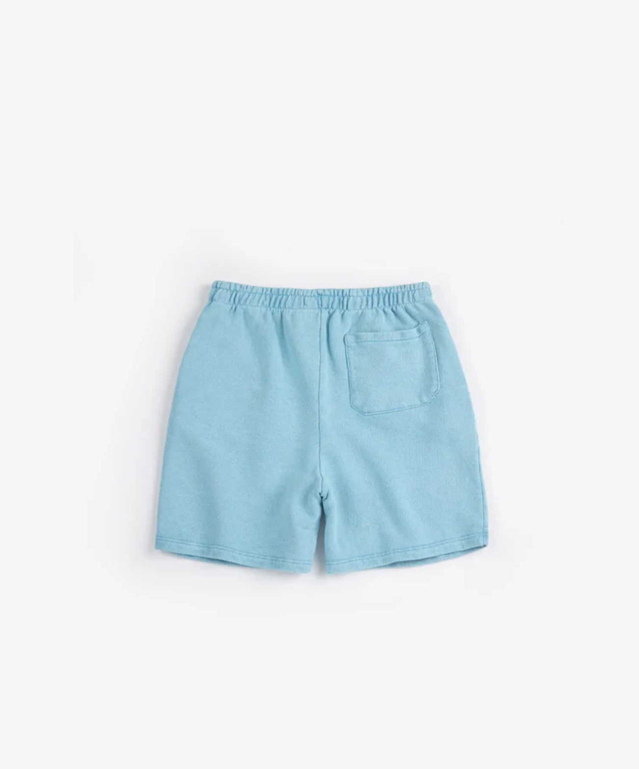 Back view of the Square Bobo Choses Bermuda Shorts - Light Blue | Bobo Choses