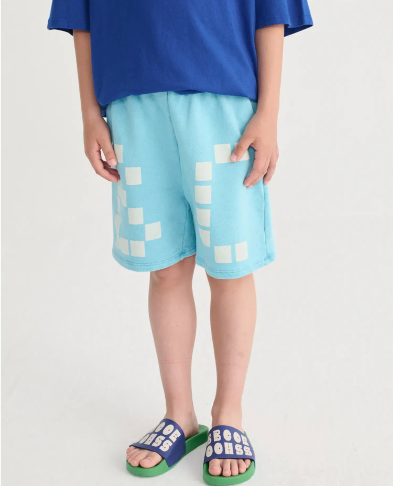 Square Bobo Choses Bermuda Shorts - Light Blue | Bobo Choses