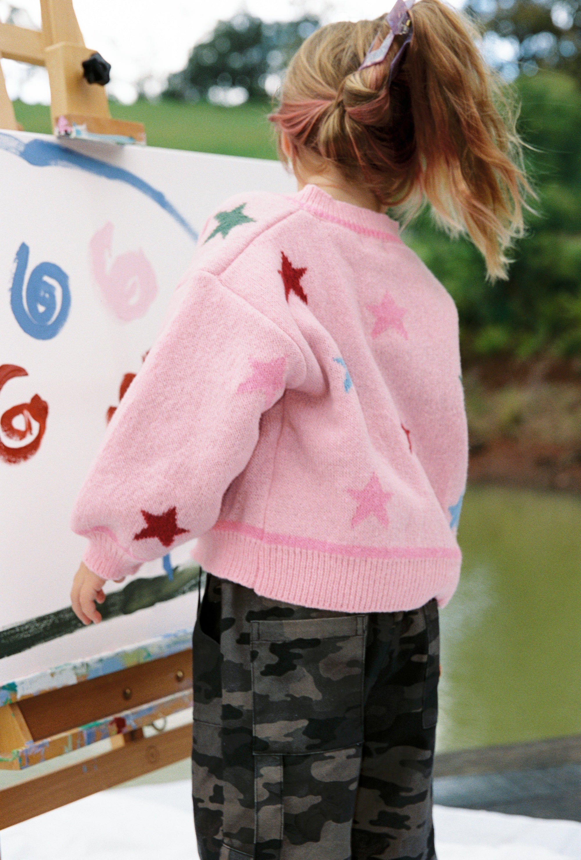 Star Cardigan - Stars by Juni