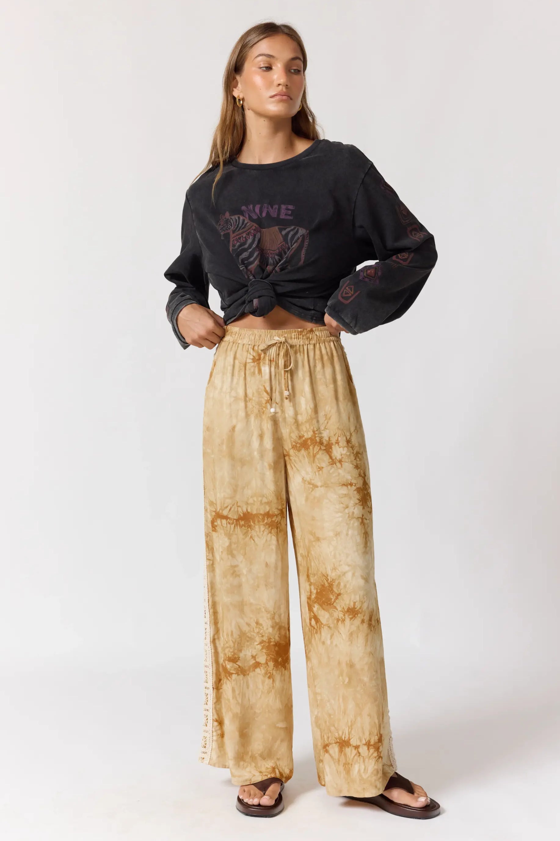 Sunday Pants - Sand by Nine Lives Bazaar