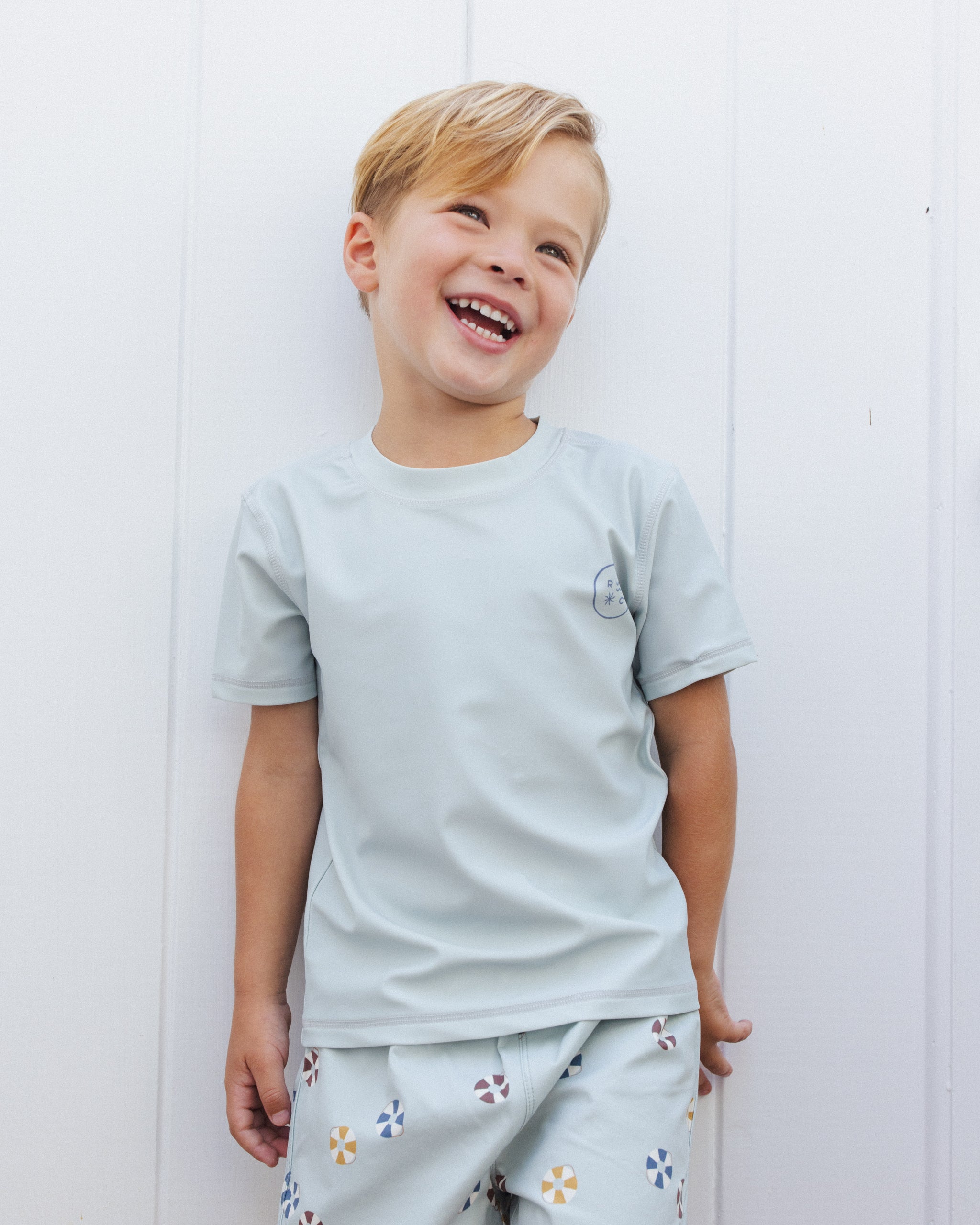 Front view of Swim Trunk Floatie | Rylee + Cru