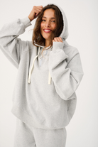 Teagan Hoodie - Grey Marle by Cartel & Willow