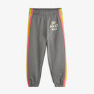 The Milky Way Rainbow Panel Sweatpants – Grey by Mini Rodini