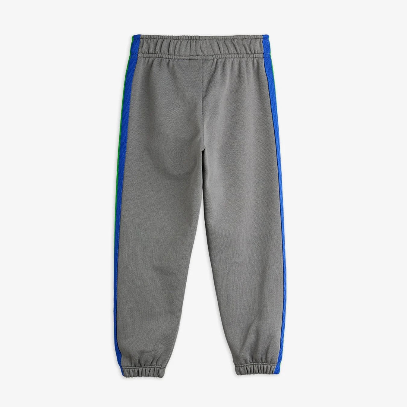 back view of The Milky Way Rainbow Panel Sweatpants – Grey by Mini Rodini