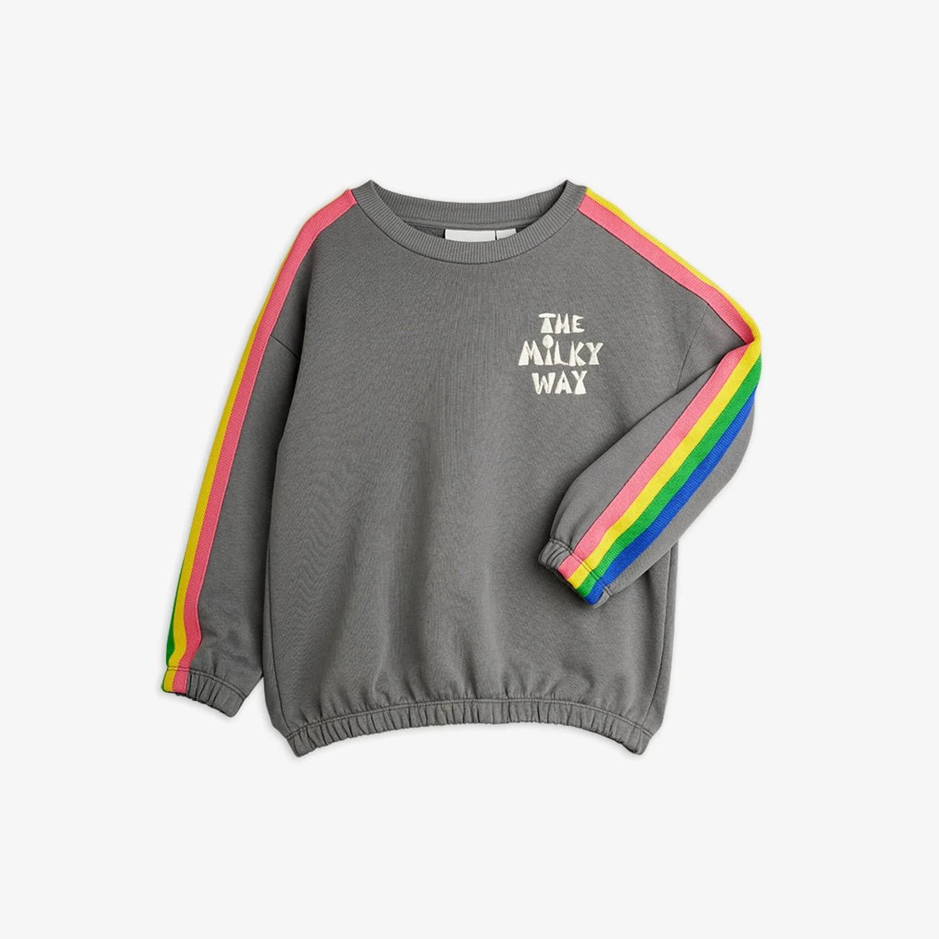 The Milky Way Rainbow Panel Sweatshirt – Grey by Mini Rodini