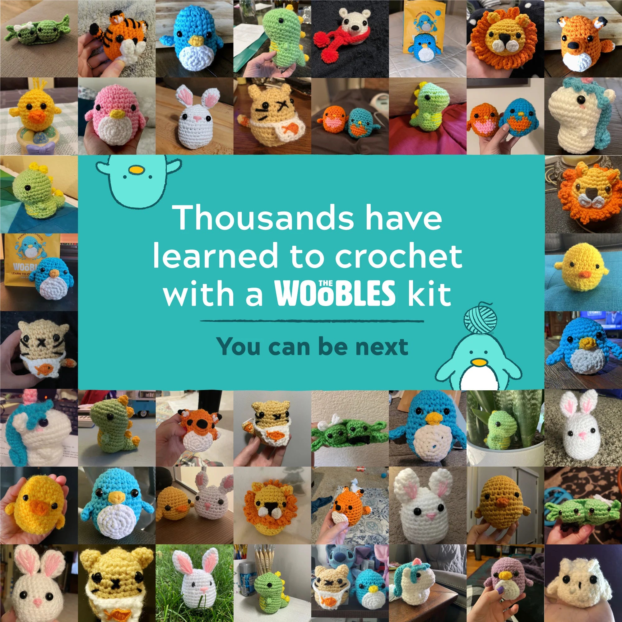 The woobles Crochet kits