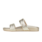 womens gold leather sandals by Rollie