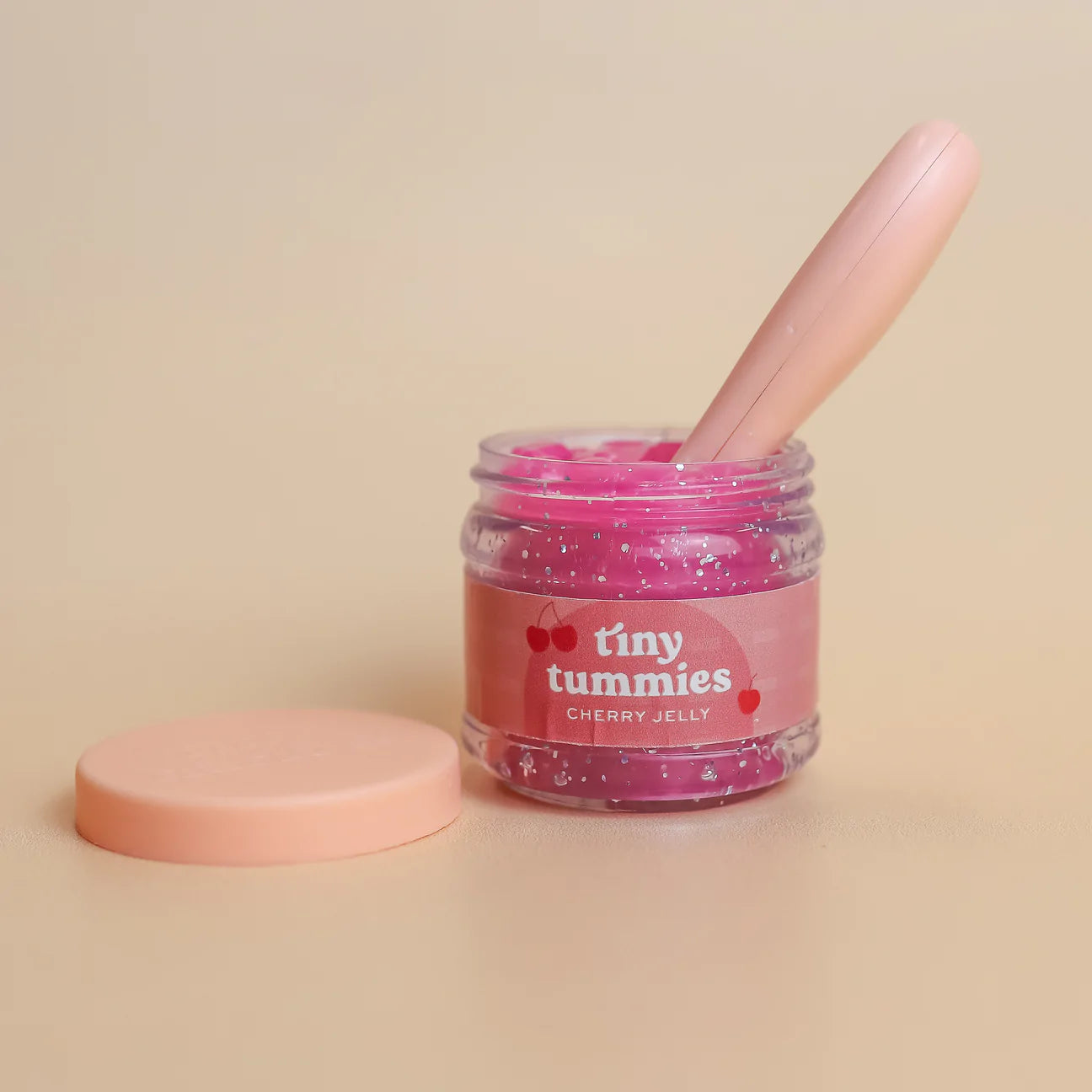 Tiny Tummies Cherry Custard Magic Jar and Spoon