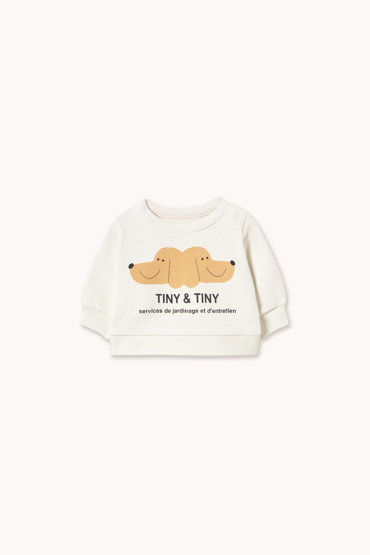 Tiny & Tiny Baby Sweatshirt - Off-White | Tiny Cottons